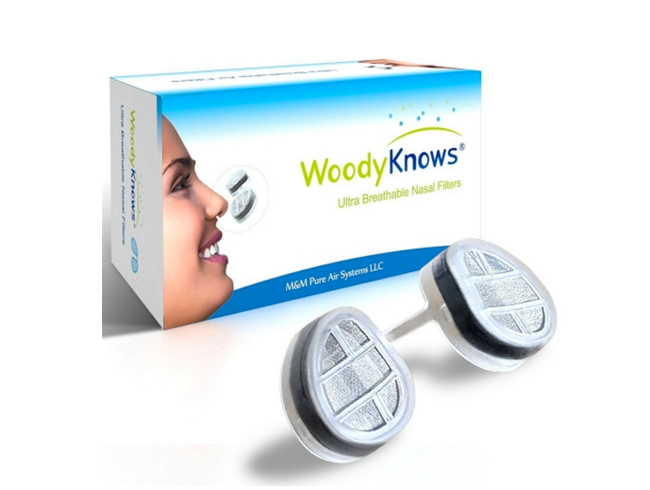WoodyKnows Allerscreen Filtri Nasali, Modello 2024, Ausilio Per Le Allergie Stagionali E Alla Polvere (Prova S/M/L/XL